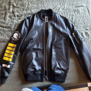 FNDH Leather Bomber / size L